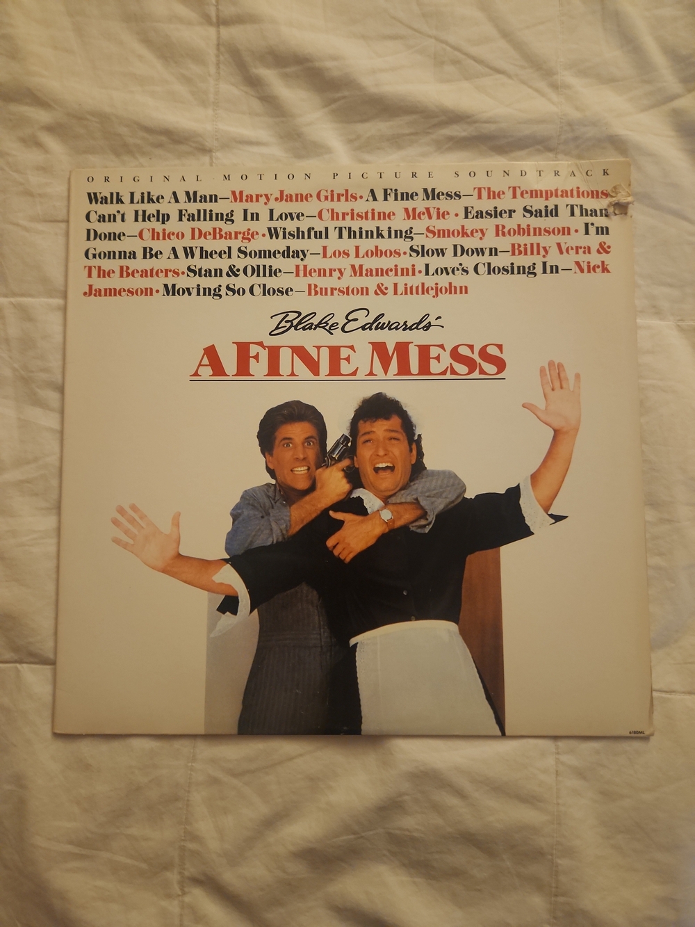 Blake Edwards' A Fine Mess Original Motion Picture Soundtrack - Rarely Played VG